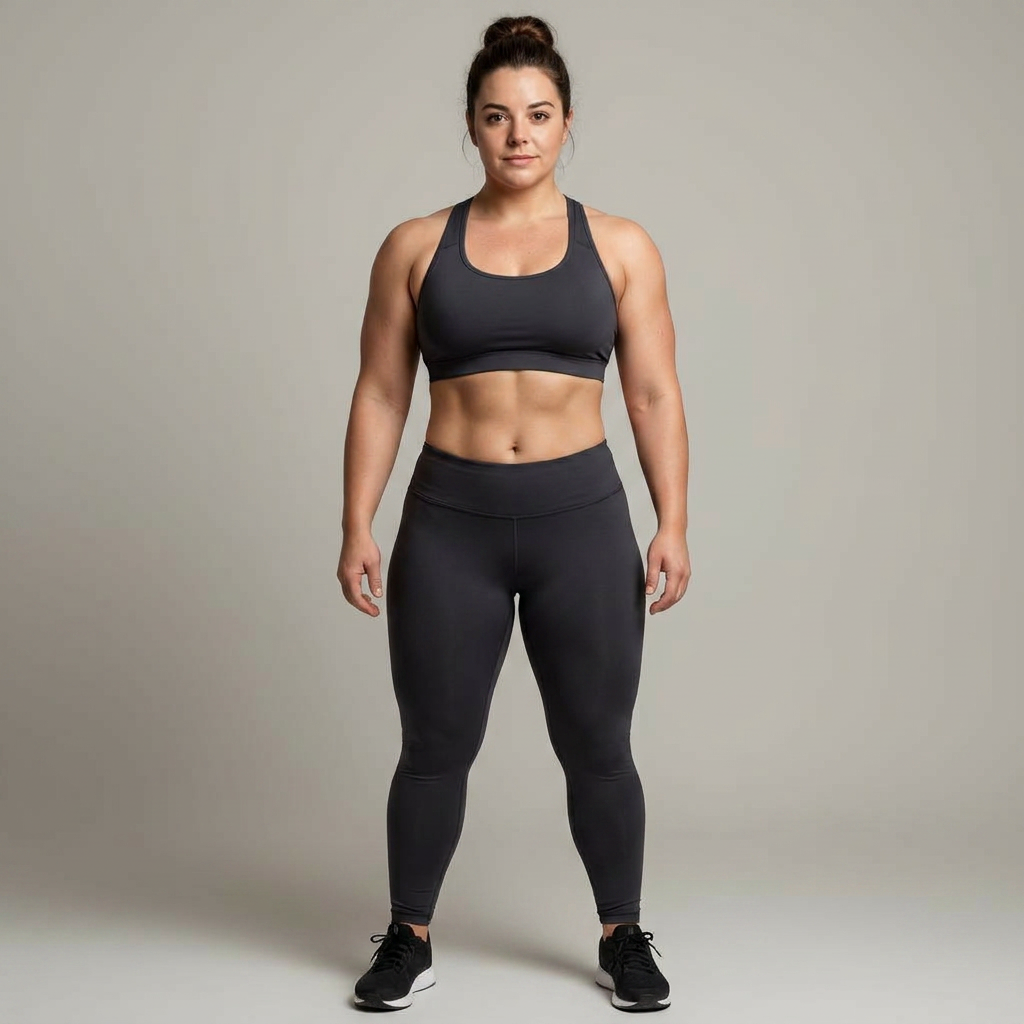 After - female fitness transformation